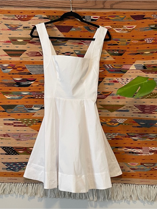 STAUD Dresses & Skirts - STAUD Mini Teresa Dress White- NWT